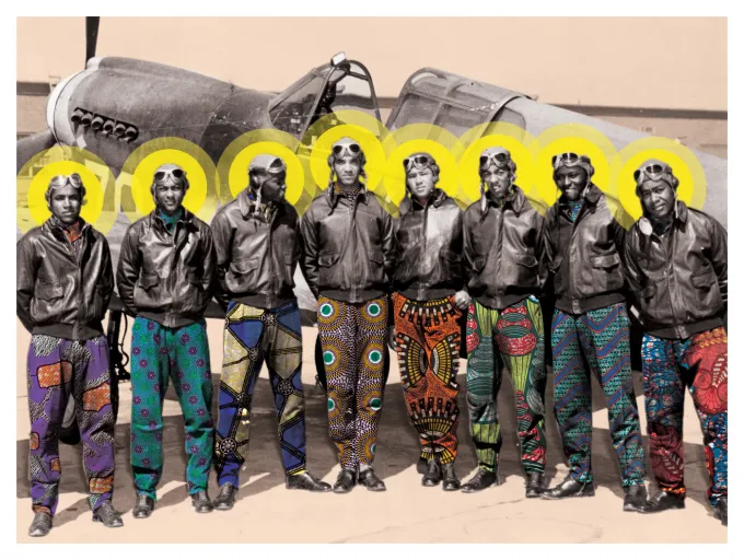 Ready to Fly — Tuskegee Airmen, 1942 shown at the selected relative print scale.