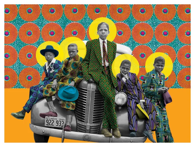 Sunday Best — Chicago, 1941 shown at the selected relative print scale.