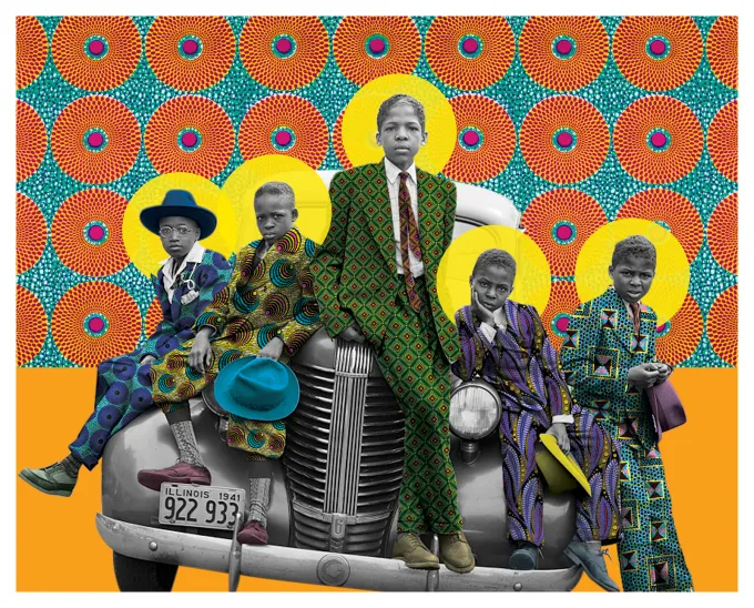 Sunday Best — Chicago, 1941 shown at the selected relative print scale.