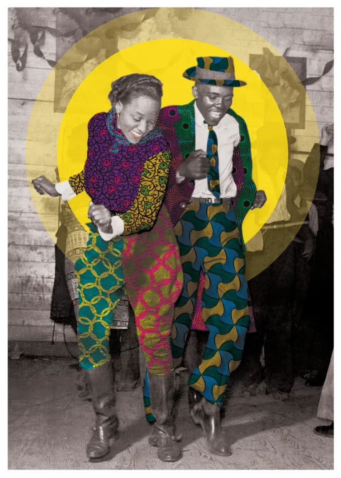 Saturday Night in Full Swing — Clarksdale, 1939 shown at the selected relative print scale.
