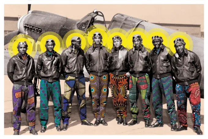 Ready to Fly — Tuskegee Airmen, 1942 shown at the selected relative print scale.