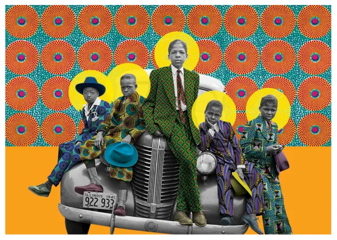 Sunday Best — Chicago, 1941 shown at the selected relative print scale.